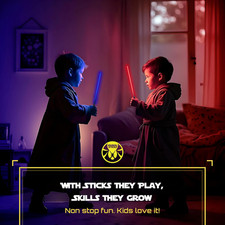 Lightsaber Chopsticks Light up Star War Chopstick Light up Mini Light Saber C...