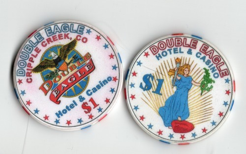 Double Eagle Cripple Creek Colorado $1 Casino Chip
