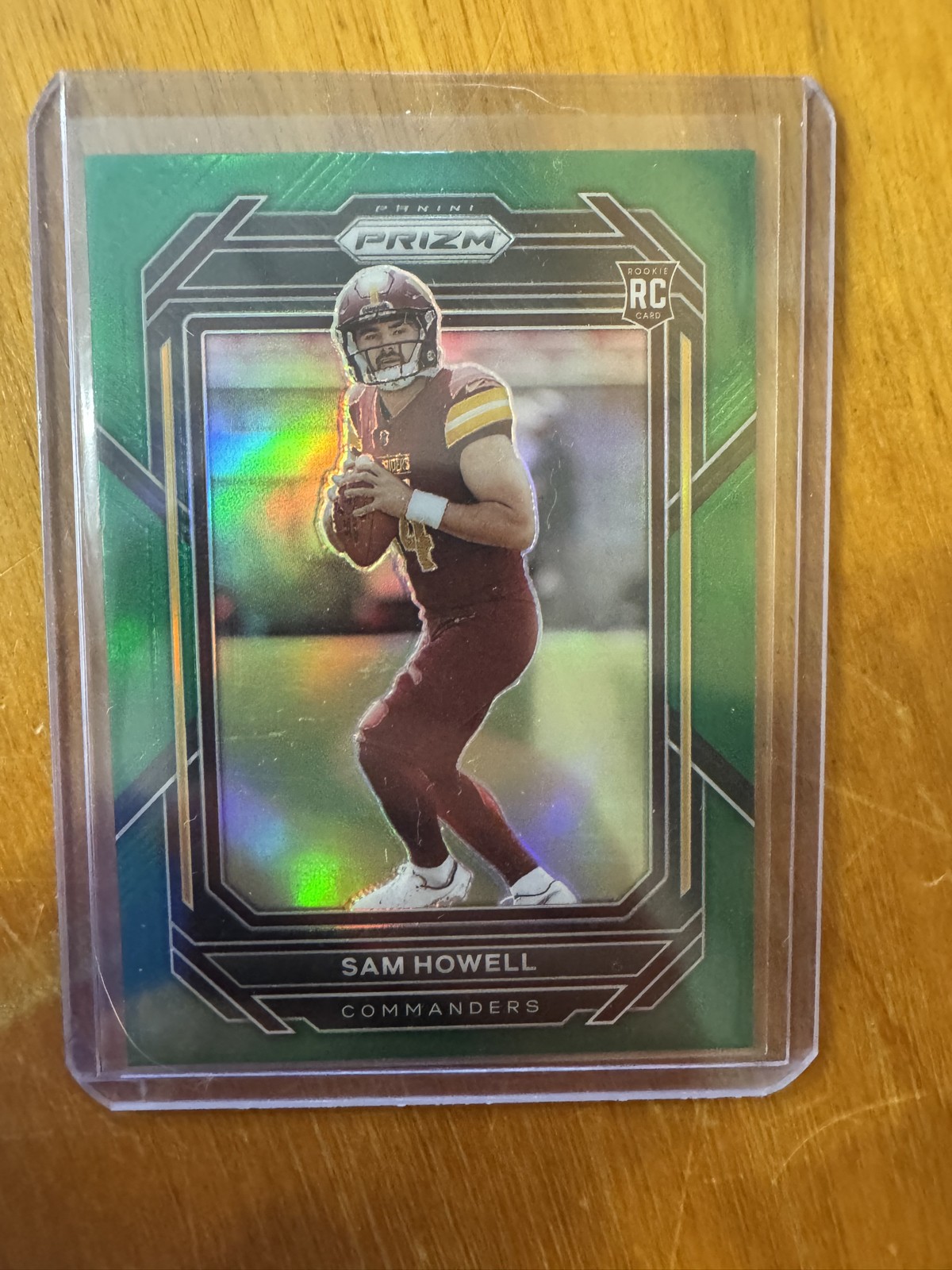 2022 Panini Prizm - Rookies Sam Howell #306 Green Prizm (RC)