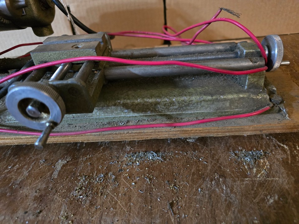 Mini Tour Unimat-SL DB 200 - Boîte Bois D'origine Dovetée - Bel état - Autriche