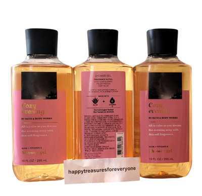 3 Bath & Body Works Cozy Evening Shower Gel