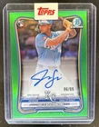 2026 Bowman Jac Caglianone Chrome Rookie Auto RC Green Refractor #/99 Royals