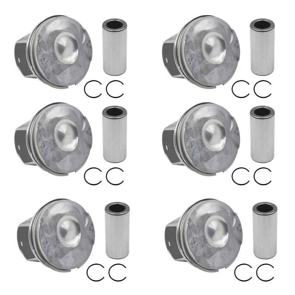 Conjunto de pistón sobrealimentado para Jaguar Land Rover 3,0 L V/STD AJ126 con anillos Foto 2 de 4