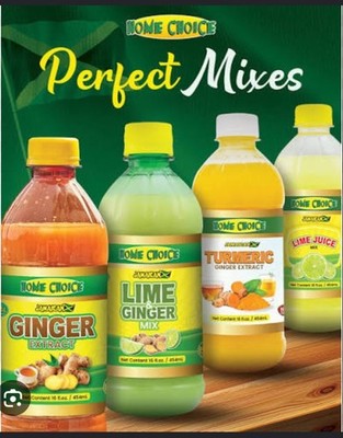 Jamaican Mixes -Ginger Extract, Lime Ginger ,Tumeric ,Lime Juice Flavors-16 oz