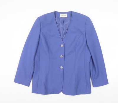 Eastex Damen Anzugjacke blau Größe 12