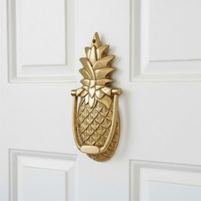 Brass Pineapple Front Door Knocker Decorative Gate Door Knocker Renovator Supply