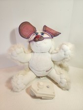 Fisher Price Purr-Tenders Scamp-purr White Cat Mouse Plush 13" purrtenders 1987