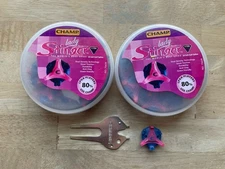 Champ Lady Scorpion Stinger Q-Lok Golf Shoe Soft Spikes W/Wrench “Lot Of 2”