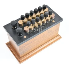 Leeds & Northrup Co Resistance Decade Box - Antique Vintage Steampunk