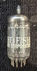 (1) Vintage Fisher/Amperex 12AX7 Tube w/ Short Plate & Halo Getter, I65 2A2 Code