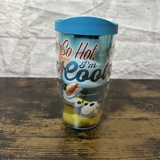 Disney Frozen Olaf &ldquo;So Hot I&rsquo;m Cool&rdquo; 10oz Tervis Tumbler w/ Blue Lid