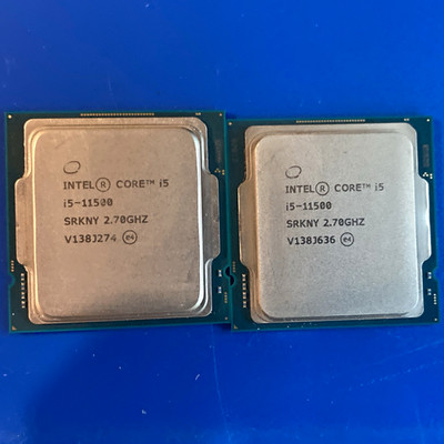 Intel Core i5-11500 2.70GHz 6-Core LGA1200 CPU Processor Lot of 2 SRKNY