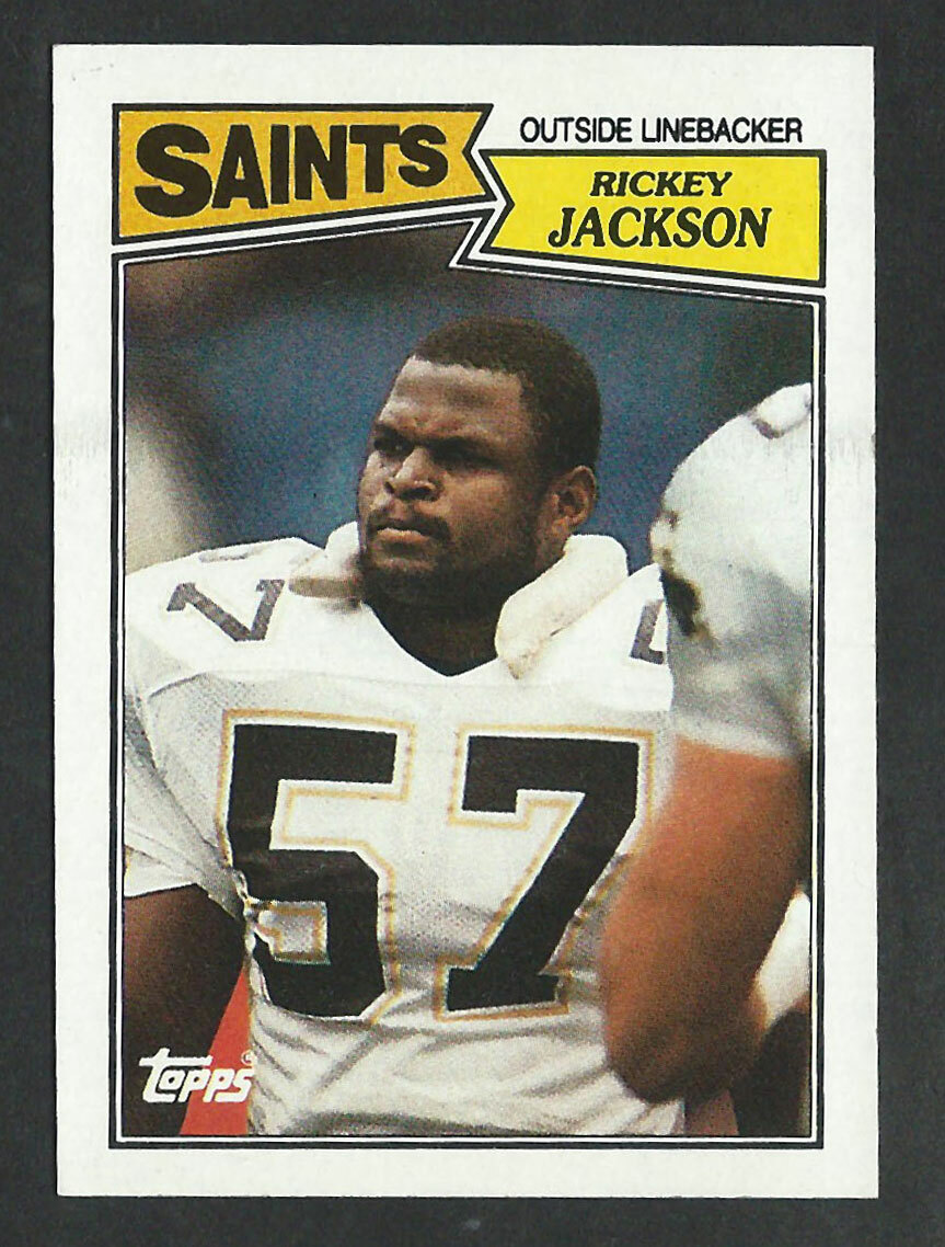 1987 TOPPS #279 RICKEY JACKSON New Orleans Saints MINT | eBay