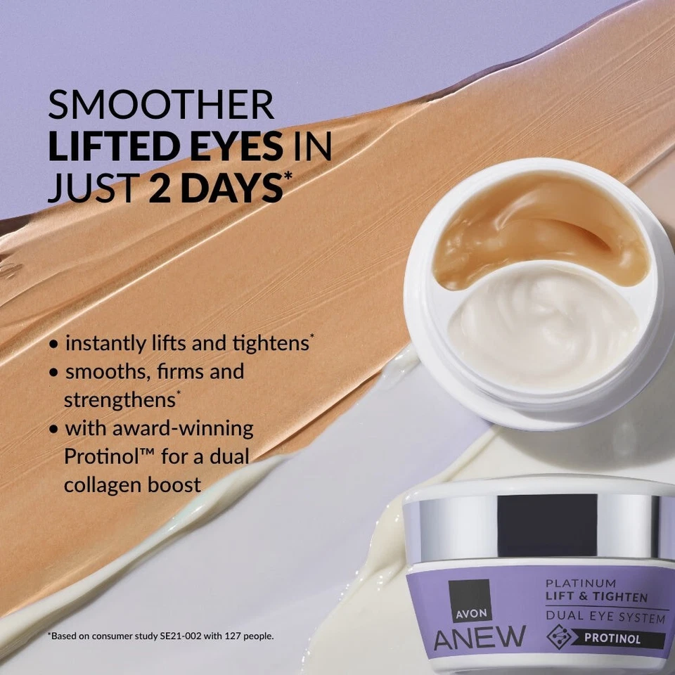 3 x Avon Anew Platinum (was Clinical) Lift & Tighten Dual Eye System PROTINOL - Image 3 of 4