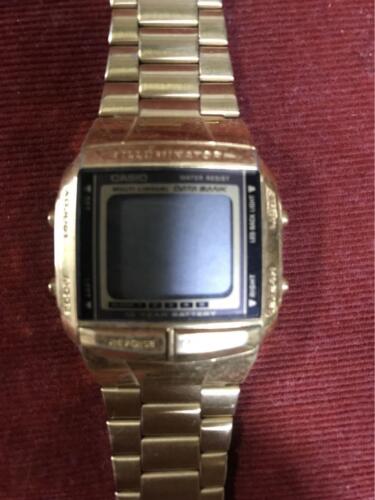 Casio Data Bank Db360 Gold Without Battery - Afbeelding 1 van 4