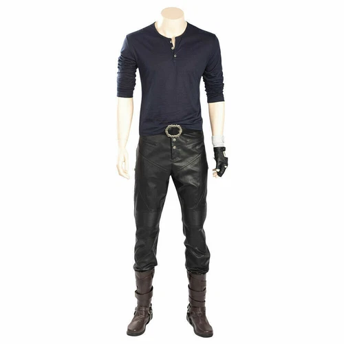 Devil May Cry V DMC5 Dante Outfit Cosplay Costume Coat Uniform Suit Boots Shoes - Picture 11 of 14