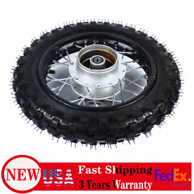 10'' Rear Wheel Rim Tire 2.50-10 & Drum Brake For Pit bike CRF50 DRZ70 50cc-110cc