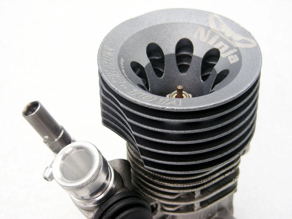 Vintage Mugen Seiki GRP M. Rossi NINJA MR12 T01A 3Port Turbo Nitro Engine MTX4 R - Image 2 of 4