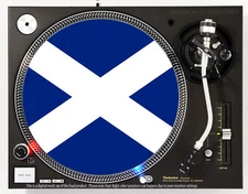 SCOTLAND FLAG - DJ SLIPMAT 1200's or any turntable, record player