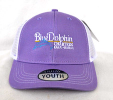 BLUE DOLPHIN CHARTERS KAUAI HAWAII Children's Kids Youth Ball cap hat OURAY