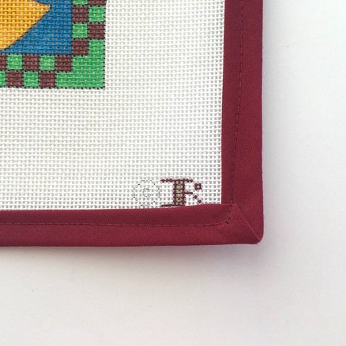 Renaissance Designs Handpainted Needlepoint Canvas Christmas Blocks 18 Mesh - Picture 3 of 4
