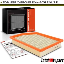New Engine Air Filter for Jeep Cherokee 2014-2018 2.4L 3.2L Flexible 52022378AA