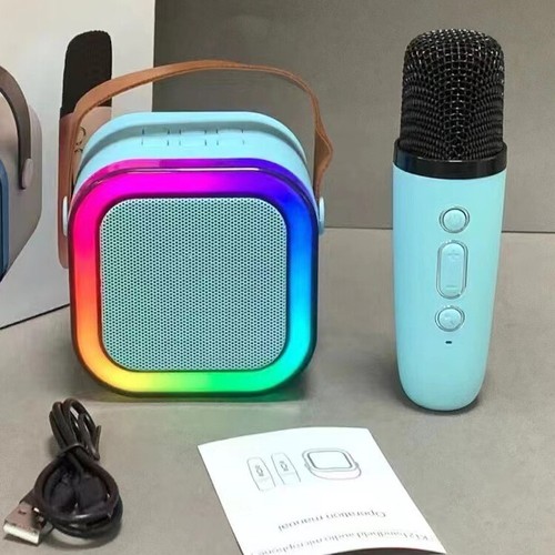 Karaoke speaker with Wireless Microphones for Adults/Kids Bluetooth Speaker AU - Picture 11 of 20