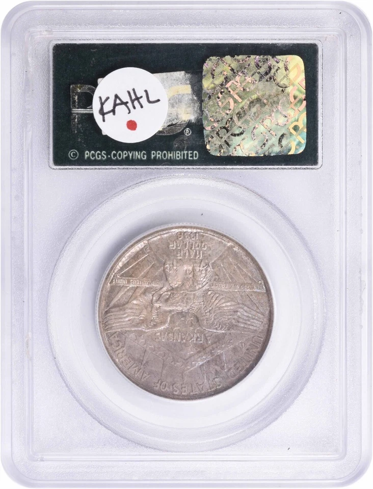 Arkansas Commemorative Silver Half Dollar 1938-D MS66 PCGS - Image 2 of 2
