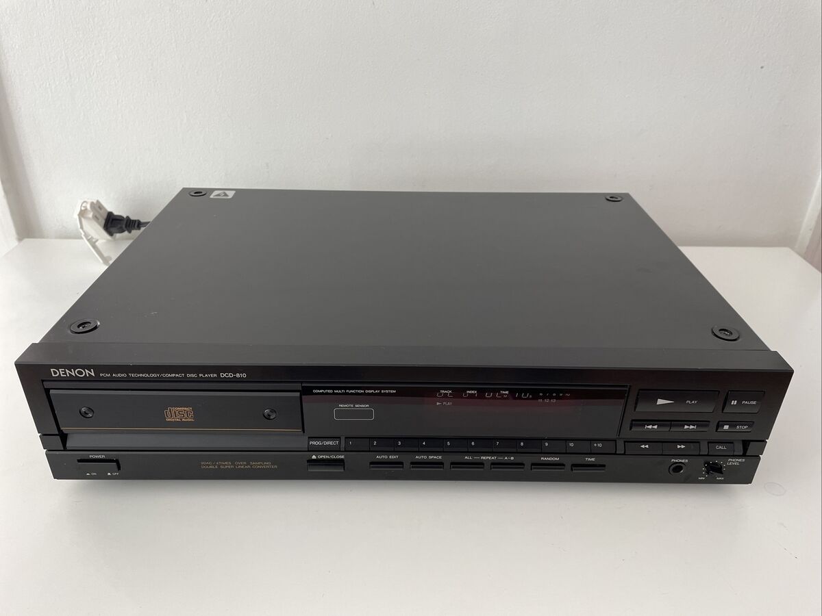 Denon DCD-810 CD Player 2Dac NEW BELT Japan Made 1988 | eBay Denon DCD-810 CD Player 2Dac NEW BELT Japan Made 1988 | eBay