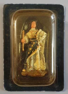 FIGURINE PLOMB - HACHETTE - ROI DE FRANCE LOUIS XIV