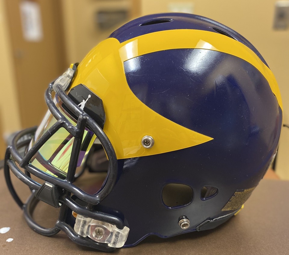 MICHIGAN WOLVERINES Riddell SPEED Full Size Football Helmet eBay