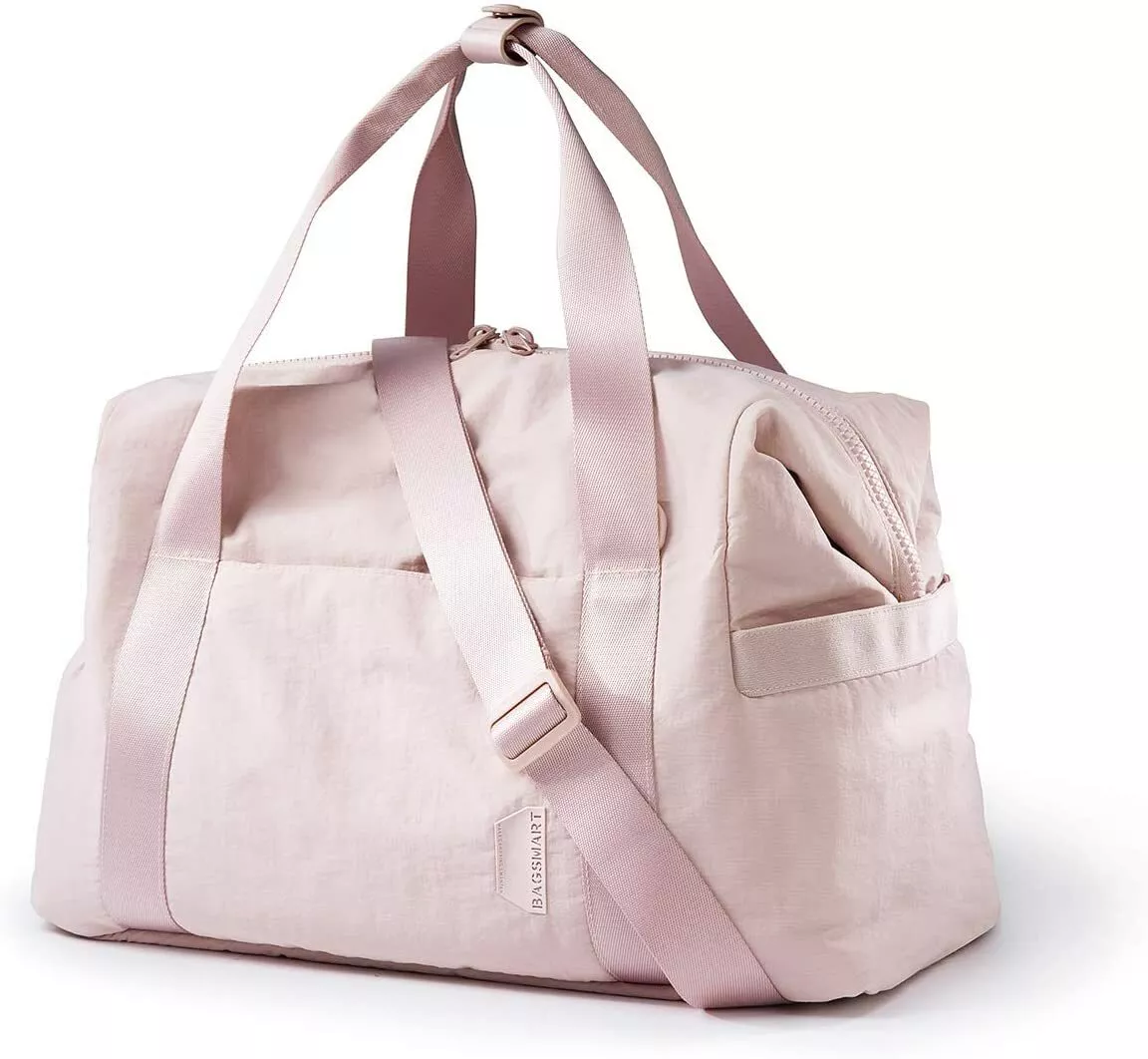 Pink carry on duffel hotsell bag