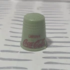 Vintage Coca Cola Plastic Thimble