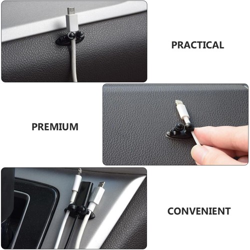 16 Pcs Kabelmanagement-Clip Kabelorganisator Kabelorganisatoren Kabelklammern - Afbeelding 3 van 12