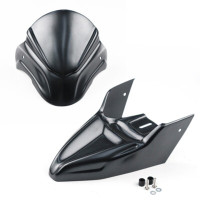 WINDSCREEN FRONT WINDSHIELD & FRONT FENDER BLACK HONDA MSX SF GROM