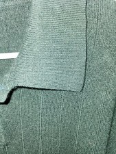 Vintage Dockers Dark Hunter Green Mens Size XL Collared Sweater