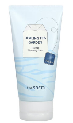 the SAEM Healing Tea Garden Tea Tree Cleansing Foam, 150ml