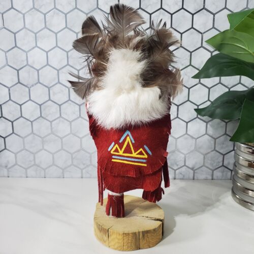 Native American Kachina Morning Singer Doll Signed by Artist G Long 11" Tall - Picture 11 of 21