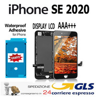 Iphone SE 2020 Schwarz LCD Touchscreen Rahmen Original GLS 1X