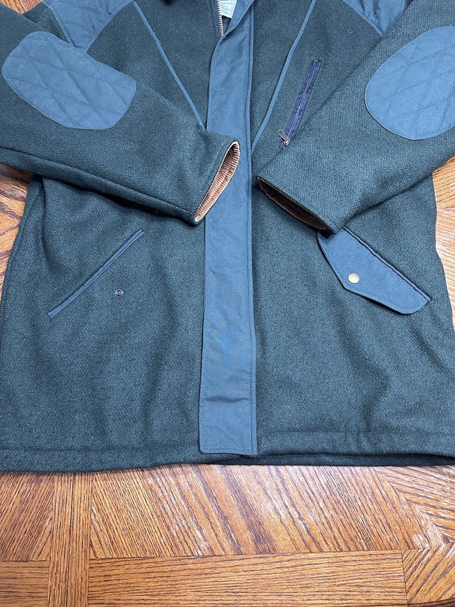 Woolrich 1830 Green Jacket - Men's L Quilted - Regular Military