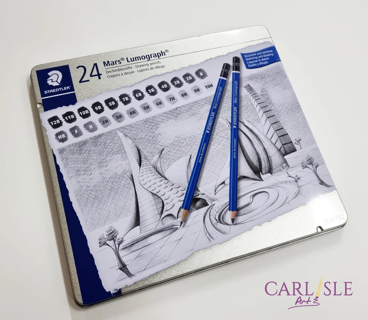 Staedtler Mars Lumograph Pencil Set of 24