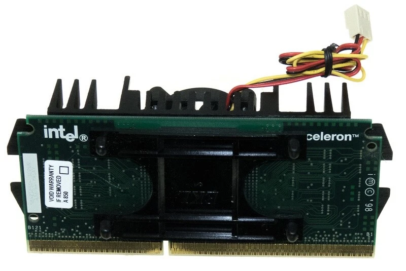 Processor CPU Intel Celeron SL2WN 333MHz Slot 1 With Cooler - Image 2 of 2