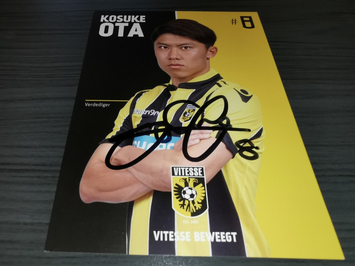 firstkhaotung moment カード Kosuke Ota hand signed Vitesse Arnhem autograph card | eBay
