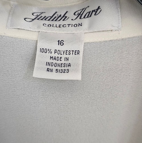 Elegante cremeweiße Rüschenbluse - Bild 4 von 4