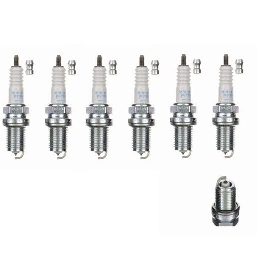 Spark Plugs x 6 NGK Fits Alfa Romeo 147 156 164 166 GT GTV V6 Volvo S80 XC90 Set