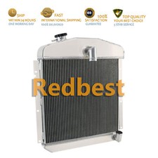 Alu 3row Radiator For 1947-49 Plymouth Deluxespecial Deluxep15 Deluxe 3.6l Mt