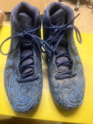 Nike Jordan SuperFly JCRD Blue Blk Print 812870-403 Mens Sz 11 basketball 