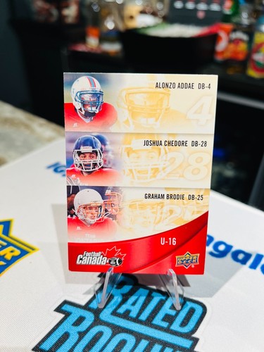 2013 USA Football Canada Rivals Alonzo Addae Joshua Chedore Graham Brodie #C29