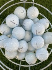 50 White Titleist AVX AAA Good Playing Condition Used Golf Balls