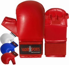 VADER Karate Gloves Sparring Training Karate Mitts with Thumb Competition